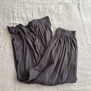 Lunya Charcoal sleep pants